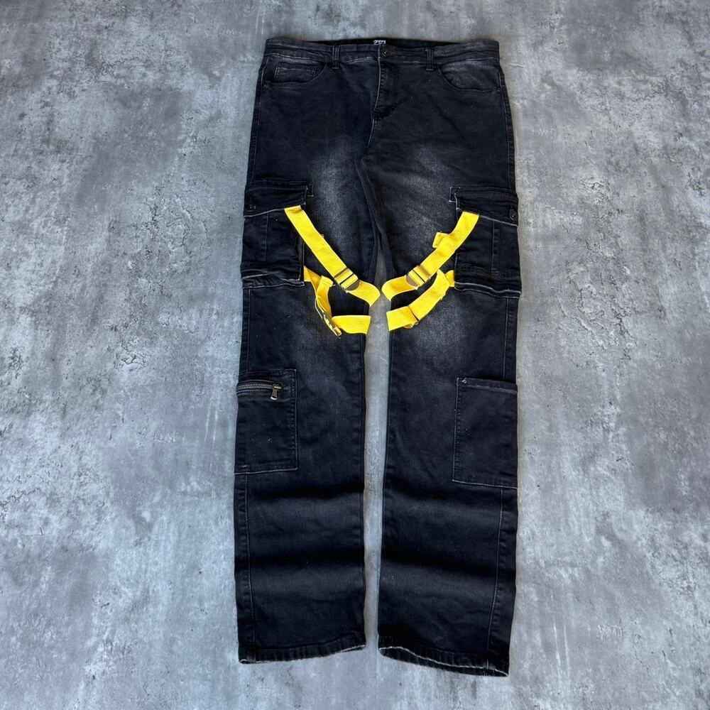 Vintage Y2K TRIPP NYC Style Grunge Opium Streetwear Denim Jeans